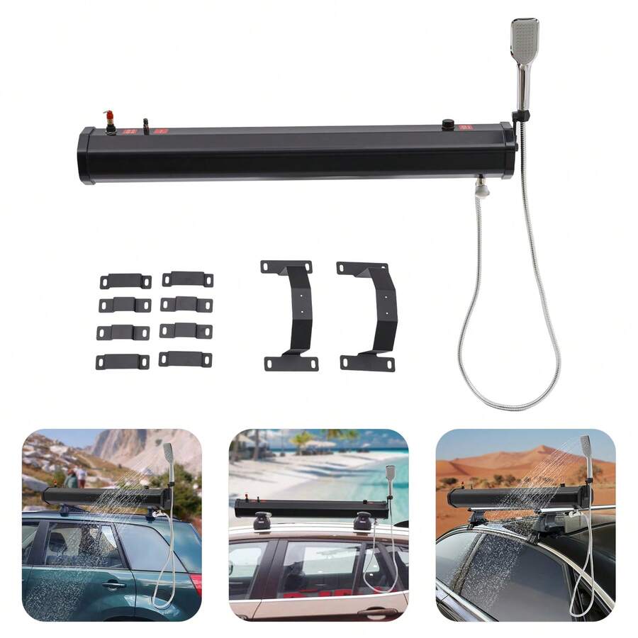 5.3 Gallon Pressurized Water Tank For Camping Shower, Off Road Shower, Roof Rack Shower For Overlanding Portable Water Storage For Vehicles, Trucks, SUV - 5.28 加侖 - 查看 1