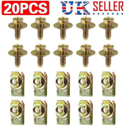 For Vauxhall Vivaro Renault Trafic Engine Undertray Clips Bolt Screw Guard Cover