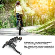 Dioche V Brake, 1 par / 2 Pares Black Mountain Cycling Aluminium Alloy V Juego de Frenos Delantero y Trasero(1 Pares) - 1 - Ver 5