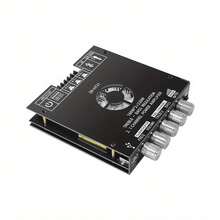 2.1声道HT21数字功率放大器模块TDA7498E高低频汽车音响放大器 - 彩色 - 查看 3