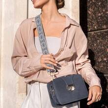 Purse Straps Crossbody Bag Strap Adjustable Long Shoulder Straps Handbags Women Purse Strap - Hoa văn màu xanh đậm - Xem 6