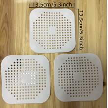 3 piezas/1 pieza Filtro de cabello de silicona y tapón de drenaje para bañera y ducha - Evita obstrucciones y olores