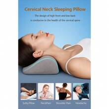 Orthopedic Cervical Viscoelastic Pillow – 12x65x23cm / Ergonomic And Anti-Stress Support - Qiu Gifts - 隨機的 - 查看 1