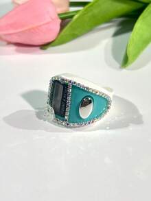 New Rhinestone Ring Electronic Counter, Compact And Portable, Suitable For Knitting, Tasbih (Prayer Beads), Games, Sports, And Other Counting Purposes - Multicolor - View 6