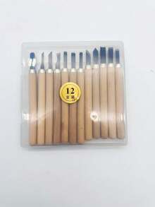 1 Set Steel & Wood Carving Tools, Handmade Woodworking Sculpture Carving Knives With Storage Box - Multicolor - View 9