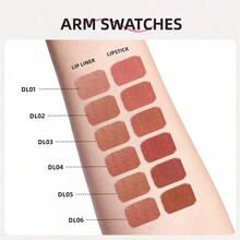 J.M.C.Y 二合一防水唇线笔兼刷头，防晕染哑光妆效，持久显色 - DL06 - 查看 8