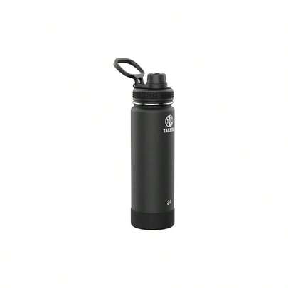 Australia Actives Vacuum - Insulated Stainless - Steel Bottle, 700ml, Onyx Vacuum Insulated Double Walled Bottle, Onyx, 24 Oz