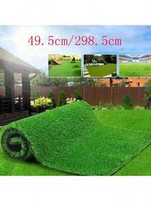 Artificial Grass Turf Lawn-5 Feet X 8 Feet, 0.4" Indoor Outdoor Rug Synthetic Grass Mat Fake Grass