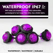 Mount Amber LED Mini Round Trailer Side Marker Indicator Lights  Button Signal Lamps Universal For Trucks Lorry Boat Pickup Bus RV Waterproof Sealed Bulbs 12V DC, Amber Cop Lights,Amber LED Grille Light Kit-Car Decor\Car Stuff\Car Acessesories\Car Accessories\Car - Purple - View 7