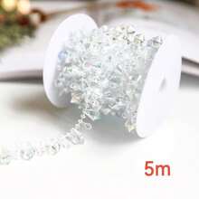 1pc/2pcs (10m/5m) Faux Pearl Beaded Garland Chain, Suitable For Valentine's Day, Wedding, Party, Indoor/Outdoor Home Decor, Gardening Decor, Bridal Shower, Anniversary & Holiday Decor, Christmas Decor And DIY Jewelry Making; Artificial Blue Pearl Beaded Garland Chain, Suitable For DIY Wedding Party Bouquet Decor, Fireplace, Holiday Decor, Crafts, Bead Curtain. - Multicolor - View 21