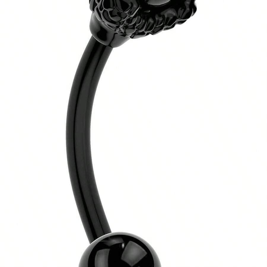 Rook Earrings Dragon Claw Eyebrow Rings 316L Surgical Steel 16G Curved Barbell Rook Daith Piercing Jewelry - 黑色 - 查看 1