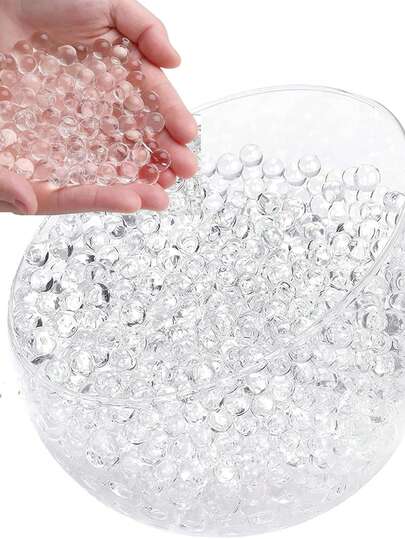 Hydro Gel Beads - For Floating Candle Making, Wedding Party Decorations, Home Decor Plants And Crafts (Expand After Absorbing Water) Gifts Birthday Graduation Vase Room Decor Flower Vase Glass Vase