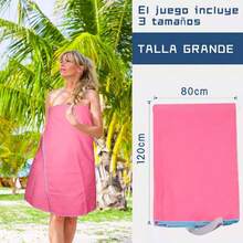 Deportivas Toalla Microfibra Azul Set de 3, Toalla Deportiva Secado Rpido, Toalla natacion Absorbente Toalla Gym de Bao Suave y Ligero para Natacion, Deporte, Bao, Viajes, Yoga Azul - Día - Ver 4