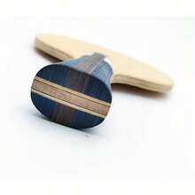 Seven Layer Pure Wood Bottom Plate Table Tennis Racket, Ayus Surface Material Light Board, Attack Type Training Board The Perfect Choice For Beginners - Apricot - View 2