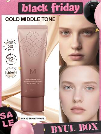 Missha MISSHA Meisi Nourishing BB Cream No.19 (30ml) – Hydrating, Full Coverage & Skin-Like Finish