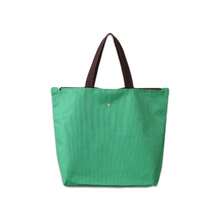 Reusable Grocery Tote Bag Foldable, Large Shoulder Tote Bag For Women Work With Zipper, Oxford Cloth Waterproof Sh... - Green - View 7