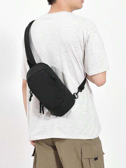 Lightweight Casual Crossbody Shoulder Bag, Outdoor Small Messenger Bag