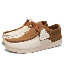 New Retro Slip-On Casual Shoes - Khaki - View 2