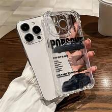 Funda para teléfono What  What Power Compatible con fundas para teléfonos   17  16 Pro Max  15 Pro Max  13 y  12 Fabricada en material TPU, proporciona protección contra golpes y caídas Es un gran regalo para familiares, amigos, entusiastas de los automóviles y ocasiones especiales - transparente - Ver 1