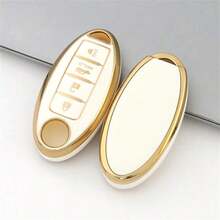 Nissan Car Key Fob Cover - Suitable For Teana, Tiida, Sylphy, Sentra Models, Car Remote Control Protective Anti-Drop Anti-Dust Key Case - one-size - View 6