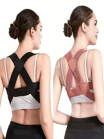 1 Pieza - Un cinturón universal para mejorar la postura de la espalda para hombres y mujeres. Con un diseño discreto, es un cinturón cómodo para la postura sentada. Ayuda a mejorar la postura de la espalda y viene en varios tamaños. Adecuado para usar en gimnasios, práctica de yoga y pérdida de peso.