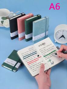 1pc/A6/2026 Planner, Portable Schedule Book, 365 Days Time Management Notebook, Weekly Planner, Daily Planner, Diary, Back To School, School Supplies, 2025-2026 Agenda