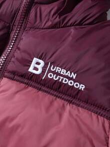 New Black & Gold Series Young Girl Warm Padded Jacket Outerwear For Toddler Boys & Girls, Autumn/Winter