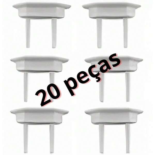 kit 20 protetor de tomada bebê criança segurança contra choque