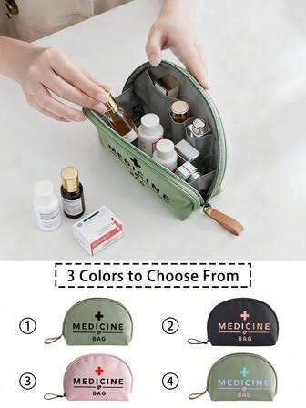 Portable Medicine Bag, Compact Pill Organizer, Travel - Friendly Medication Storage For Daily/Outdoor/Travel, Essential For Health - Conscious & On - The - Go Users, Must - Have Medical Accessory,Multi Functional Fabric Small Medicine Bag, Portable And Portable Medical Emergency Kit, Outdoor Travel Medicine Bag, Dormitory Emergency Medicine Storage Bag (Multi-Color Optional) Pill Box Pill Case Pill Containers Hospital Bag First Aid Kit Medicine Organizer Travel Essential Cruise Essentials Vacation Essentials