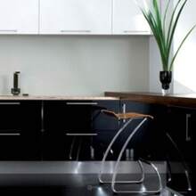 DECO PVC Vinil Adhesivo Tipo Madera, Colores solidos y Marmol, Papel Tapiz autoadherible, Papel de Contacto para Pared, Muebles, Cocina etc (1, Solido negro) - 1 - Ver 3