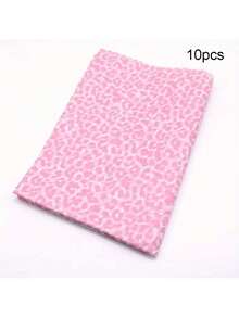 10pcs Handmade Craft Leopard Pattern Tissue Paper Perfect For Birthday Parties & Christmas And New Year Holiday DIY Crafts Party Supplies,Valentine's Day Mother's Day Gift Packaging