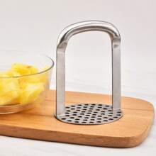 Potatisstötare i rostfritt stål, manuell matstötare, potatispress, grönsaksstötare, potatisstötare för kök - Multifärgad - Visa 2