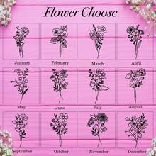 Personalized Birthday Flower & Name Eye Mask - Bridesmaid Gift, Bride Wedding Gift, Custom Satin Sleep Mask, Bachelorette Party Gift - Multicolor - View 9