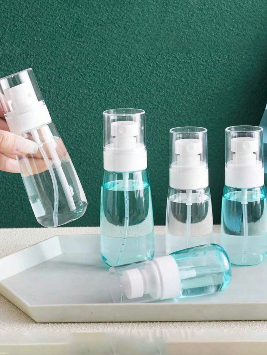 1pc 60ML Fine Mist Spray Bottle, Face Mist Refillable Travel Atomizer - Multicolor - View 1