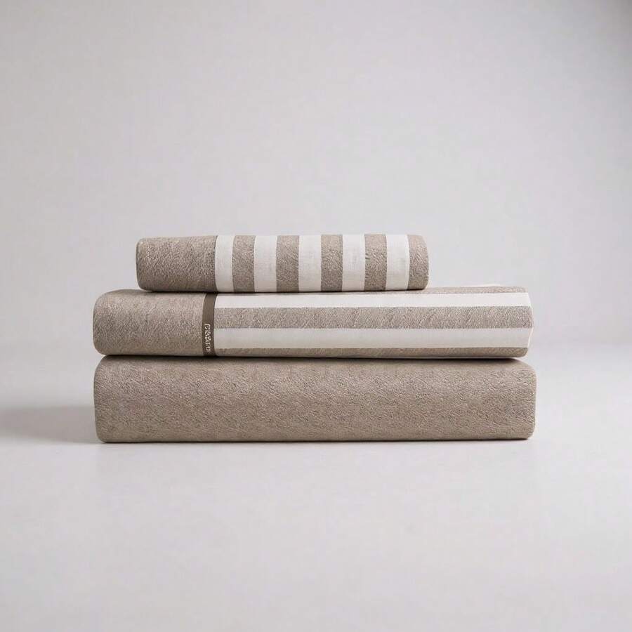 Sheet Sets With Pillowcases - 米色 - 查看 1