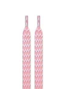 2 pares de cordones de zapatos coloridos de 1,5 cm de ancho, adecuados para zapatillas, zapatos con estrellas, con diseño ondulado naranja y a cuadros, cordones de zapatos personalizados