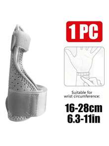 1 Pc-Adjust-To-Fit Thumb Stabilizer With 1 Splint &1 Spring, Wrist Brace, Thumb Splint, Thumb Brace For Men And Women, Suitable For Daily Work And Life, Fits Right Or Left, Black/ Grey - Multicolor - View 11