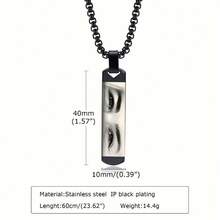 Customized Fashionable Stainless Steel Eye Photo Necklace, Exclusive Gift For Couples - Nhiều màu - Xem 4