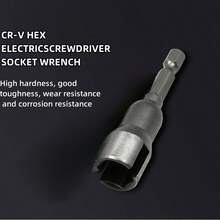 2pcs/1pc Hex Nut Adapter, Butterfly Bolt Socket Wrench, Electric Screwdriver Accessories, Tool Slot, Slotted Hex Shank Butterfly Wrench, Slotted Socket Wrench, Electric Drill Butterfly Socket Tool, Butterfly Nut Socket - Multicolor - View 20