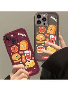 Funda de teléfono dulce de TPU, protección completa para la cámara y anti-golpe para for  14 - Multicolor - Ver 8