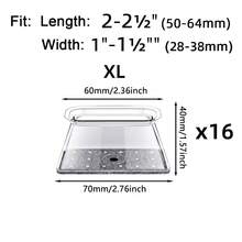8/16/24 件装椅腿地板保护垫，防噪音家具垫，防刮擦椅套，耐用硅胶家具滑垫，保护地板、桌椅，适用于厨房、客厅和餐厅家具