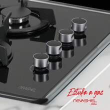 Found NEVASHEL Parrilla A Gas Empotrable Estufa 5 Quemadores Nevashel Kitchen AD-15 Estufa A Gas Empotrable De Acero Inoxidable Elegante 5 Quemadores Adaptable A Gas Lp O Gas Natural Con Encendido Electrico Cocinas - Plateado - Ver 5