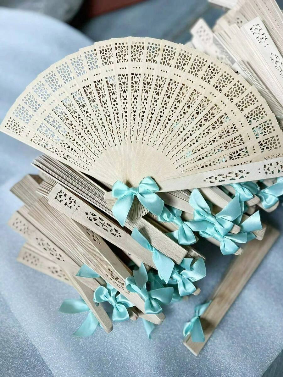 Quạt gỗ cưới nơ 30/20/10/1 cái, Quạt gỗ kèm bao bì/ruy băng Organza, Trang trí đám cưới, Trang trí mùa thu, Quạt gỗ cưới chạm khắc theo yêu cầu, Quạt gỗ gấp thanh lịch, Làm quà tặng đám cưới, Quà tặng tiệc cưới, Quà tặng khách, Tiệc chia tay cuộc sống độc thân, Hoàn hảo cho đám cưới, Tiệc chia tay cuộc sống độc thân, Sinh nhật và Trang trí nhà cửa