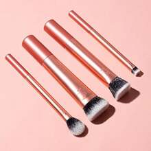 , Face Base Set, Kit de 4 Brochas de Maquillaje, Compatibles con Cremas, Líquidos y Polvos, Veganas(Kit de base facial, juego de 4 piezas) - Multicolor - Ver 6