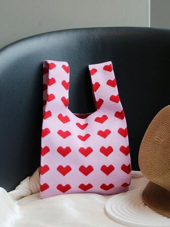 2025 Bolso de mano reversible con estampado de animal de color contrastante, diseño versátil, gran capacidad, bolso portátil, mochila ligera y de moda