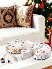 1 Bộ (10 chiếc) Hộp Bao Bì Hình Sao & Trăng, Hộp Giấy Tam Giác Đựng Bánh, Hộp Bao Bì Nướng, Hộp Giấy Trang Trí Lễ Hội, Hộp Bánh Ngọt Hình Sao & Trăng Vàng, Thích Hợp Để Trang Trí Nhà Cửa, Đồ Dùng Tiệc Tụng, Lễ Hội Ả Rập, Lễ Hội Hồi Giáo, Eid Mubarak, Ramadan - Nhiều màu - Xem 5