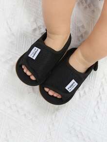 Infant Boys Girls Sandals Premium Infant Summer Outdoor Shoes Soft Anti-Slip Sole Toddler Prewalker,0-3 6-12 12-18 Months - Black - View 5