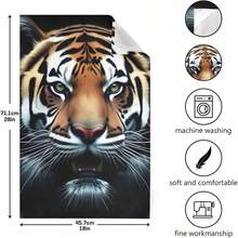 Tiger Face - Toallas de cocina decorativas con estampado de animales para cocina, bonito pao de limpieza de mano, suave, absorbente, 18x 28 pulgadas, paquete de 4 - 1 - Ver 3