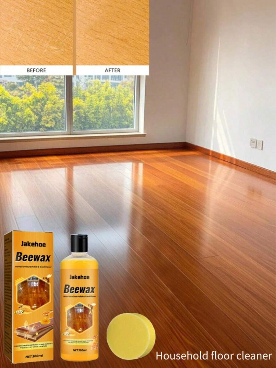 jakehoe Ultimate Wood Floor Cleaner & Polish - Powerful Stain & Grime Remover For Tiles, Laminate, Vinyl, 100ml Solution - Adds Brilliant Shine, Streak-Free,Gifts For Men And Women Suitable For Valentine's Day, New Year's Day, Birthdays, Weddings, And Parties,Kitchen,Bathroom,Home,Room,Quick Ship Items,Free Shipping - Nước lau sàn - Xem 1