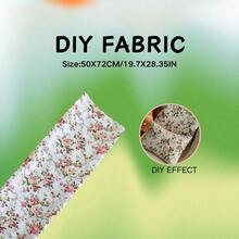 DIY Fabric, For Patchwork, Quilting, DIY Crafts, Precut Floral Design - Multicolor - View 16